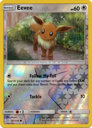 167/236 Eevee CEC Common Reverse Holo