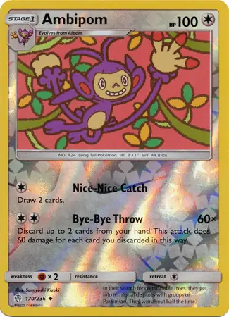170/236 Ambipom CEC Uncommon Reverse Holo