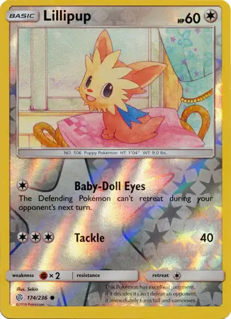 174/236 Lillipup CEC Common Reverse Holo