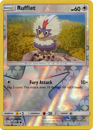177/236 Rufflet CEC Common Reverse Holo