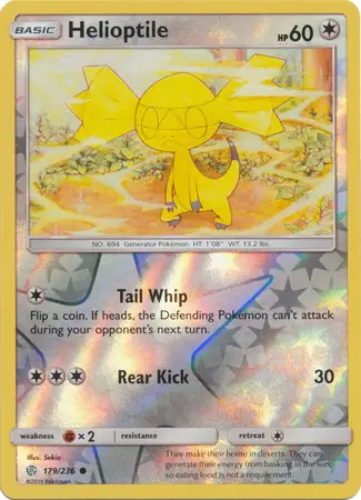 179/236 Helioptile CEC Common Reverse Holo