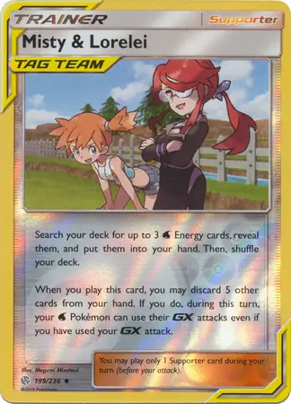 199/236 Misty & Lorelei CEC Uncommon Reverse Holo