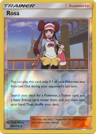 204/236 Rosa CEC Rare Holo Reverse Holo