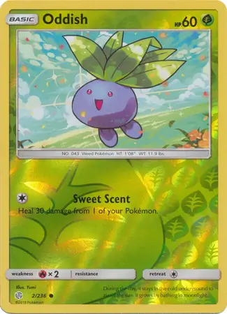 2/236 Oddish CEC Common Reverse Holo