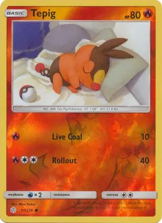 31/236 Tepig CEC Common Reverse Holo