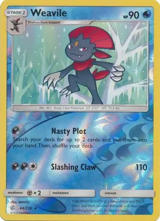44/236 Weavile CEC Rare Reverse Holo