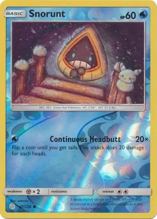 47/236 Snorunt CEC Common Reverse Holo