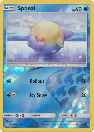 49/236 Spheal CEC Common Reverse Holo