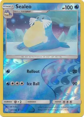 51/236 Sealeo CEC Uncommon Reverse Holo
