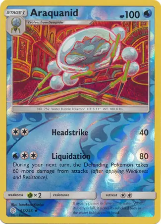 65/236 Araquanid CEC Uncommon Reverse Holo