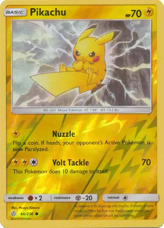 66/236 Pikachu CEC Common Reverse Holo