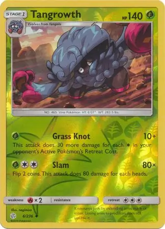 6/236 Tangrowth CEC Uncommon Reverse Holo