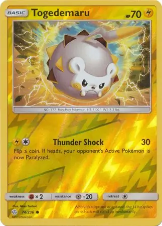 74/236 Togedemaru CEC Common Reverse Holo