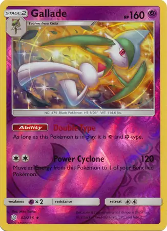 82/236 Gallade CEC Rare Holo Reverse Holo