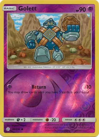 89/236 Golett CEC Common Reverse Holo