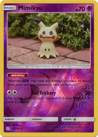 97/236 Mimikyu CEC Rare Reverse Holo