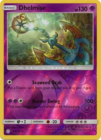 98/236 Dhelmise CEC Uncommon Reverse Holo