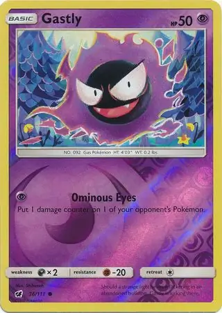 36/111 Gastly CIN Common Reverse Holo