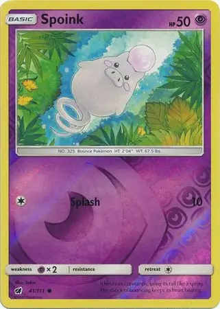 41/111 Spoink CIN Common Reverse Holo