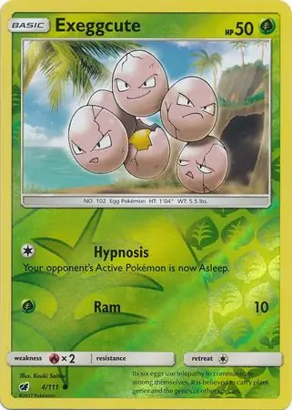 4/111 Exeggcute CIN Common Reverse Holo