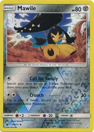 64/111 Mawile CIN Uncommon Reverse Holo