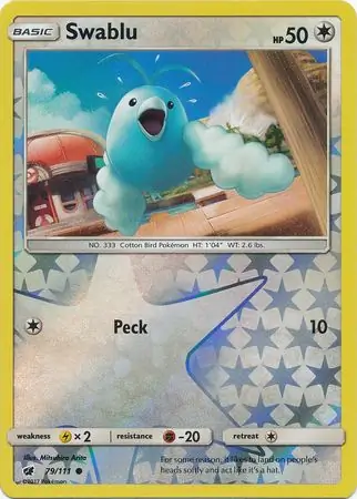 79/111 Swablu CIN Common Reverse Holo