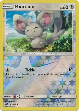 85/111 Minccino CIN Common Reverse Holo