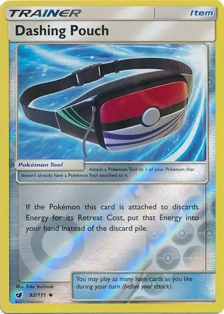 92/111 Dashing Pouch CIN Uncommon Reverse Holo
