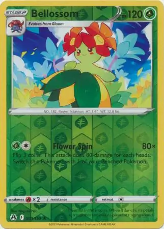 Bellossom Crown Zenith 003/159 Rare Reverse Holo