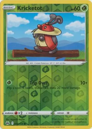 010/159 Kricketot CRZ Common Reverse Holo