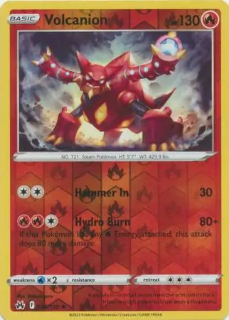 026/159 Volcanion CRZ Rare Holo Reverse Holo
