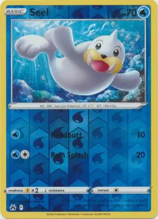 Seel Crown Zenith 029/159 Common Reverse Holo