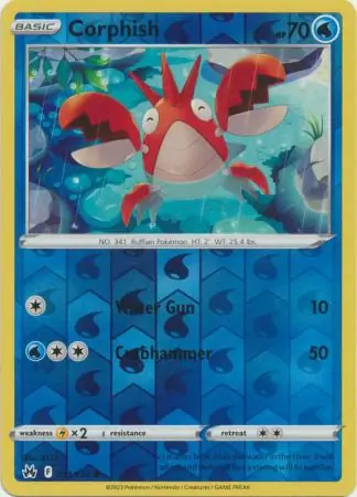 Corphish Crown Zenith 033/159 Common Reverse Holo