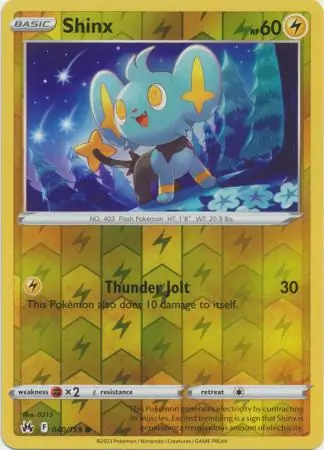 Shinx Crown Zenith 040/159 Common Reverse Holo
