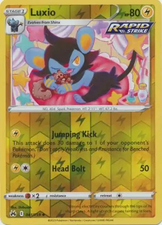 041/159 Luxio CRZ Uncommon Reverse Holo