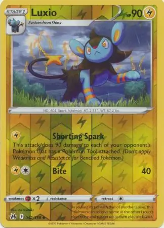 Luxio Crown Zenith 042/159 Uncommon Reverse Holo