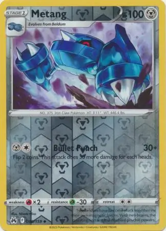 090/159 Metang CRZ Uncommon Reverse Holo