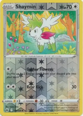 115/159 Shaymin CRZ Uncommon Reverse Holo