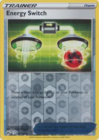 Energy Switch Crown Zenith 129/159 Uncommon Reverse Holo