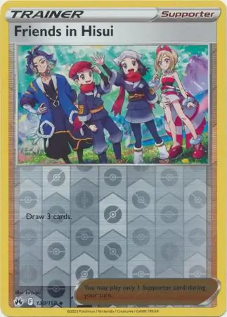 130/159 Friends in Hisui CRZ Uncommon Reverse Holo