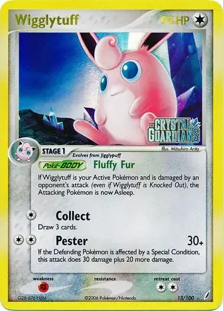 13/100 Wigglytuff CG Rare Holo Reverse Holo