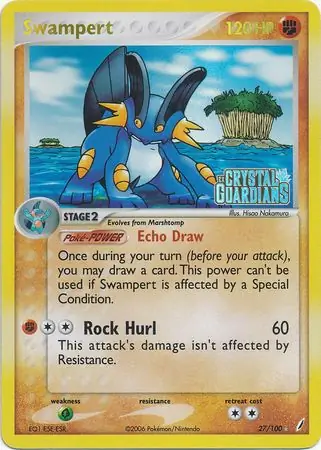 27/100 Swampert CG Rare Reverse Holo