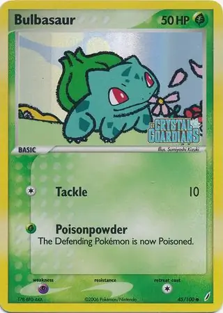 45/100 Bulbasaur CG Common Reverse Holo
