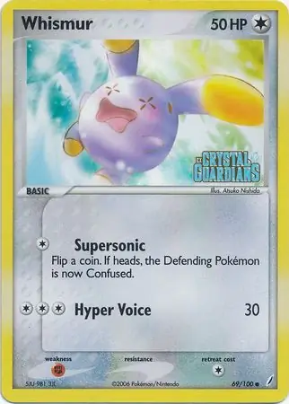 69/100 Whismur CG Common Reverse Holo