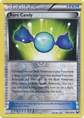 100/108 Rare Candy DEX Uncommon Reverse Holo