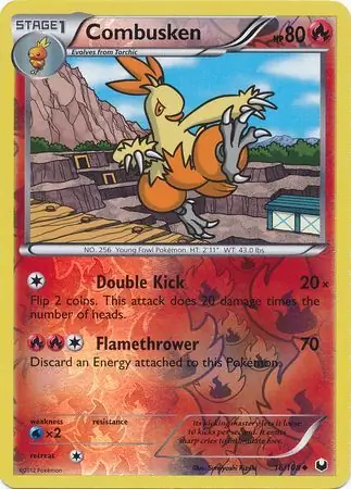 16/108 Combusken DEX Uncommon Reverse Holo
