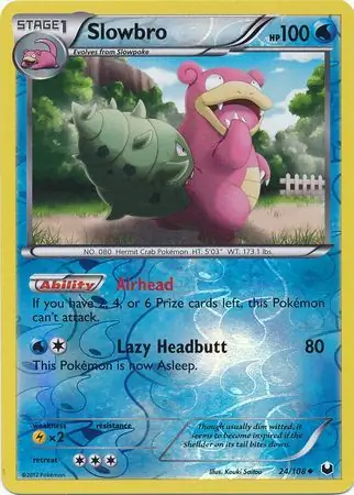 24/108 Slowbro DEX Uncommon Reverse Holo