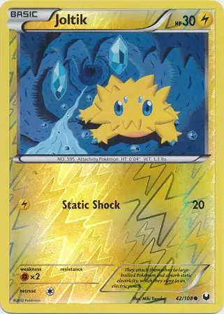 42/108 Joltik DEX Common Reverse Holo