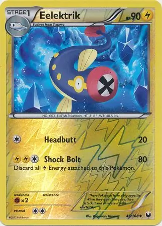 46/108 Eelektrik DEX Uncommon Reverse Holo