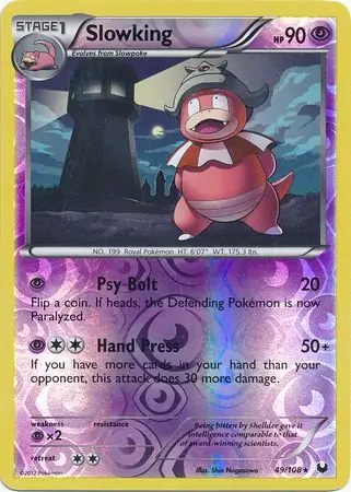 49/108 Slowking DEX Rare Reverse Holo